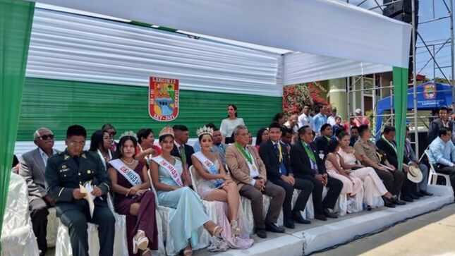 Alcalde Participó En Las Actividades Por Aniversario Del Distrito De Lancones