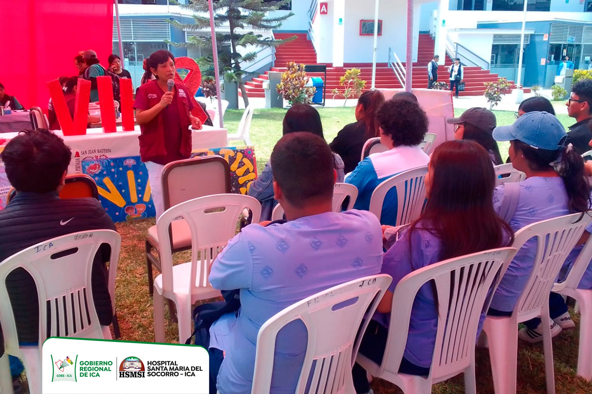 Campaña de tamizaje por el VIHSIDA, dirigido a estudiantes, docentes de la Universidad Privada San Juan Bautista – Filial I