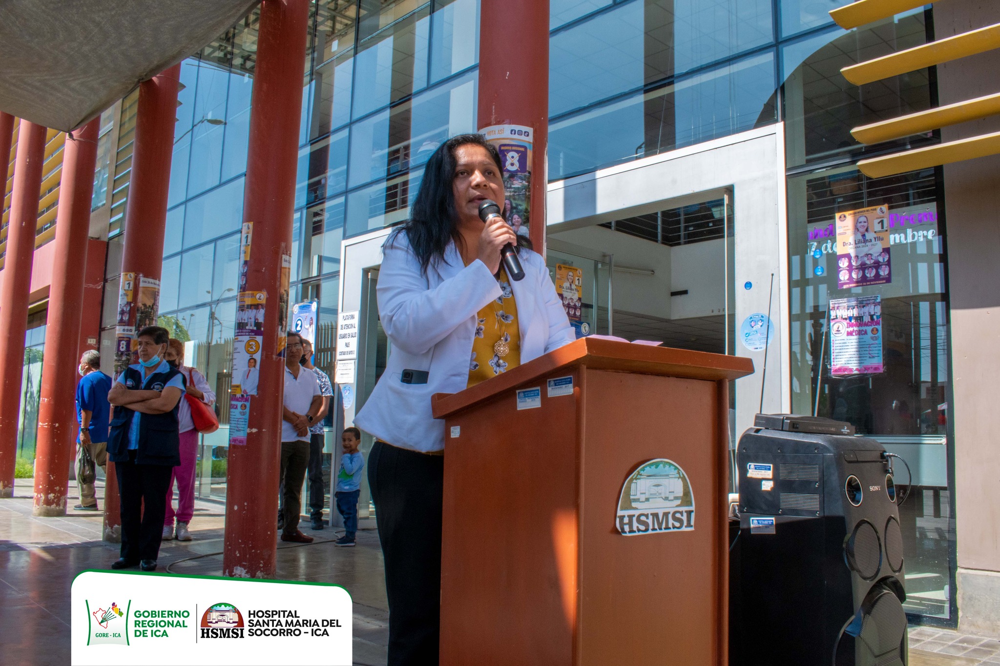 Conmemoración del Día del Médico Internista Peruano, realizamos el tradicional Izamiento del Pabellón Nacional