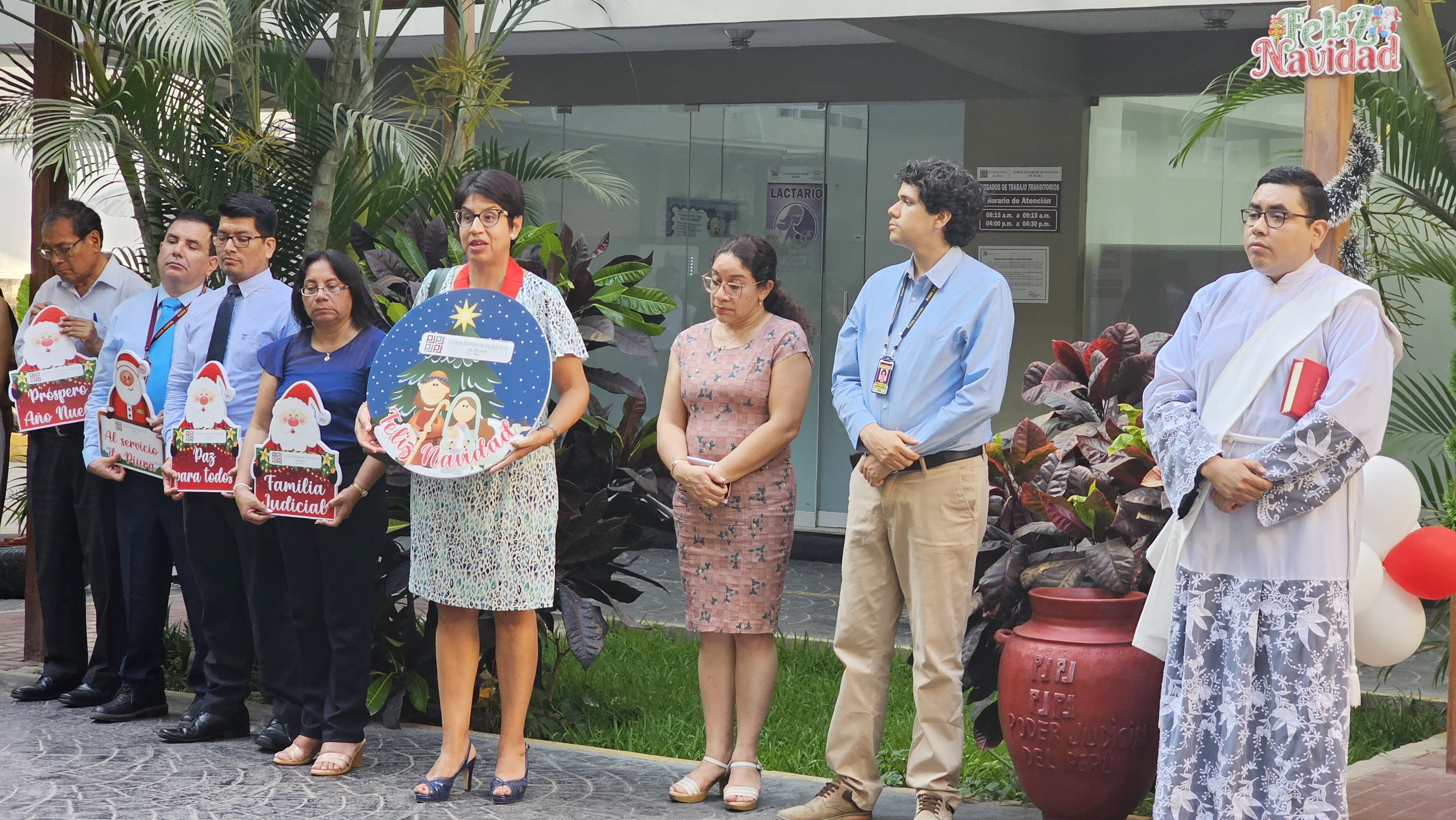 Corte Superior de Piura promueve confraternidad con posadas navideñas
