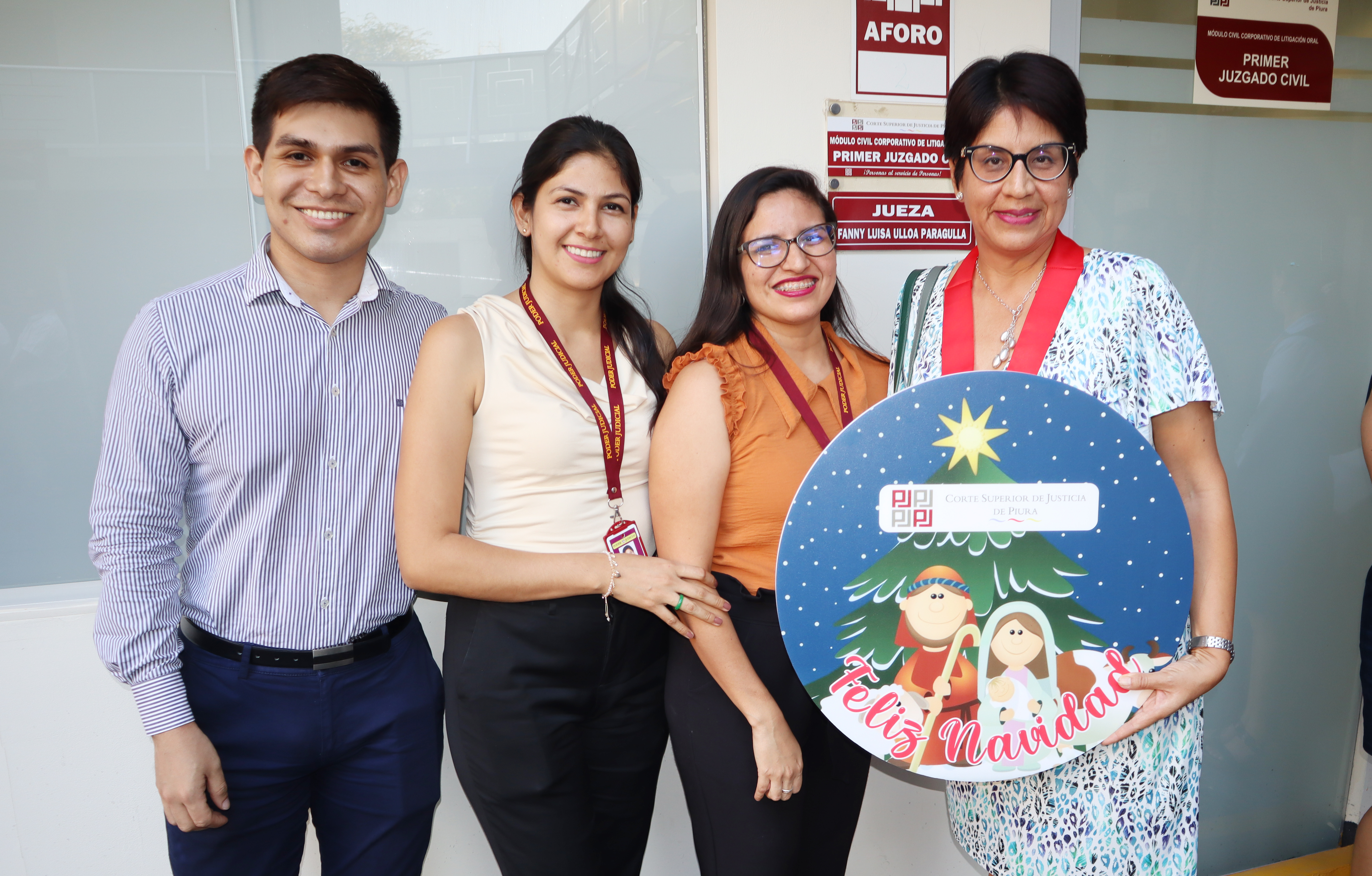 Corte Superior de Piura promueve confraternidad con posadas navideñas