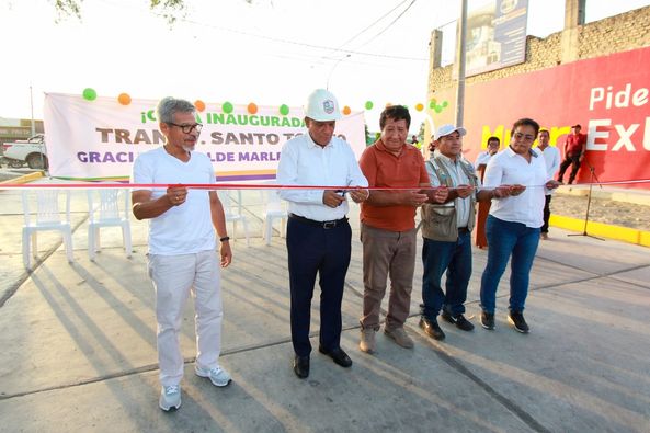 Alcalde De Sullana Inaugura Importante Infraestructura Vial De La Transversal Santo Toribio