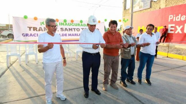 Alcalde De Sullana Inaugura Importante Infraestructura Vial De La Transversal Santo Toribio