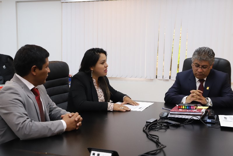 Se firmó importantes Convenio en favor del distrito de Acopia en la provincia de Acomayo.