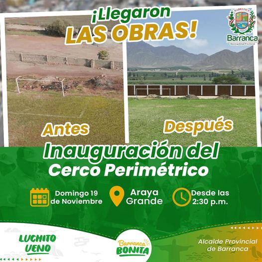 inauguración