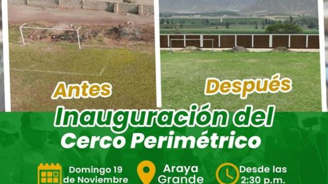 inauguración  