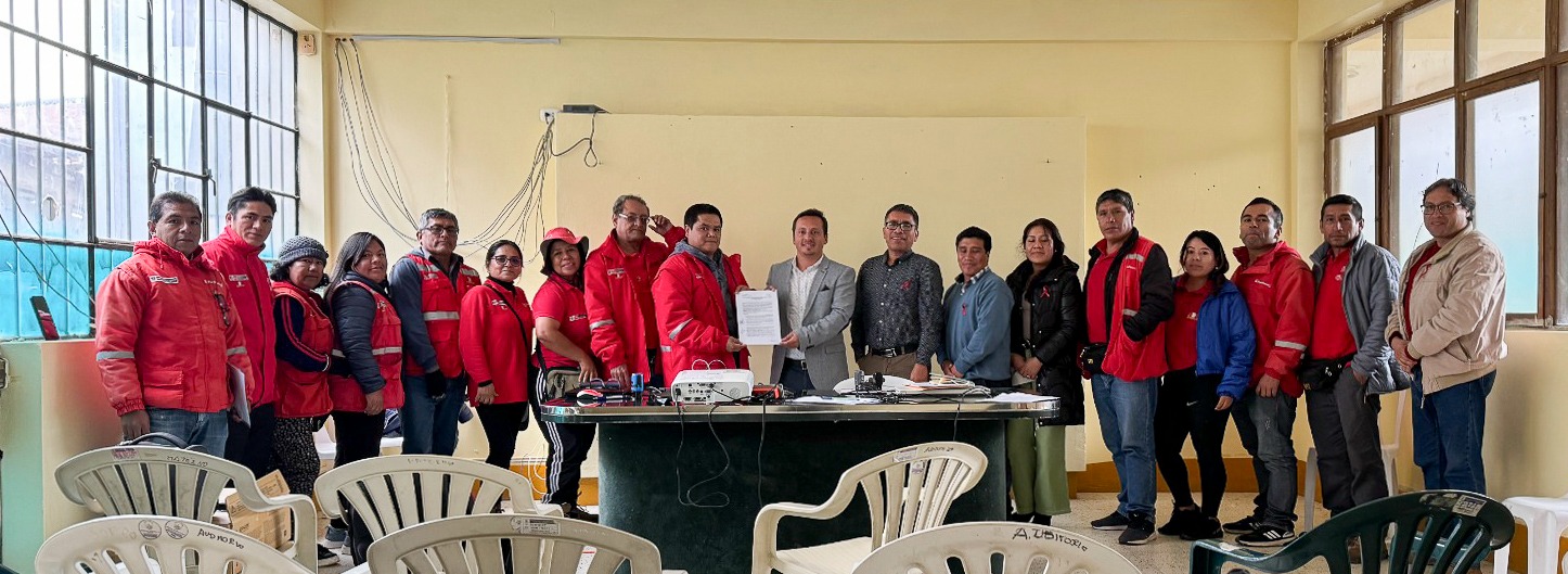 Imagenes de la reunión celebrada en la red de Salud Spanchez Carrión