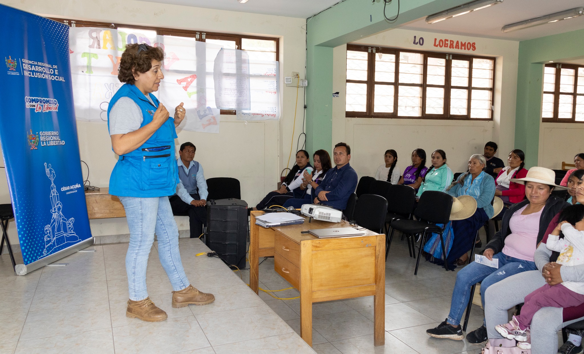 Imagen de la reunión realizada en Yanasara
