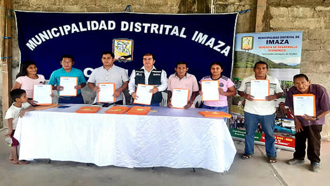 Autoridad Nacional del Agua – ANA entrega de 85 Resoluciones Administrativas de uso de Agua en el Distrito de Imaza