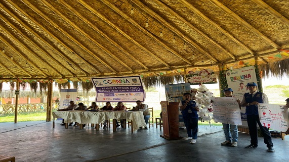 DRTPE Piura participó el día Jueves 07/11/2023 en la IV Asamblea del CCONNA Regional en Sechura