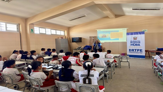 DRTPE Piura ofreció capacitación en la I.E. Santísima Virgen De Guadalupe