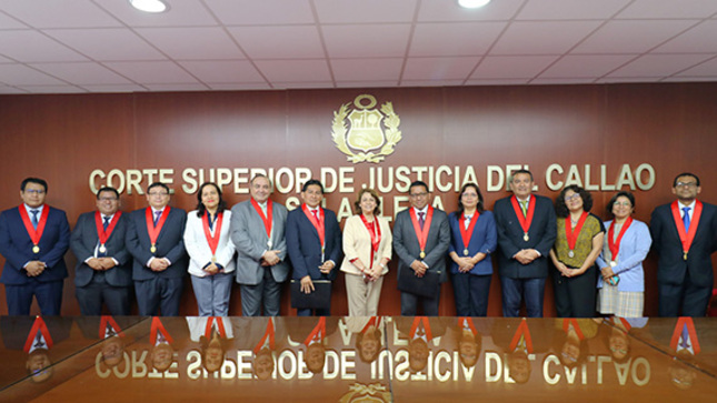 Dos nuevos jueces superiores se incorporan a la Sala Plena de la Corte Superior de Justicia del Callao