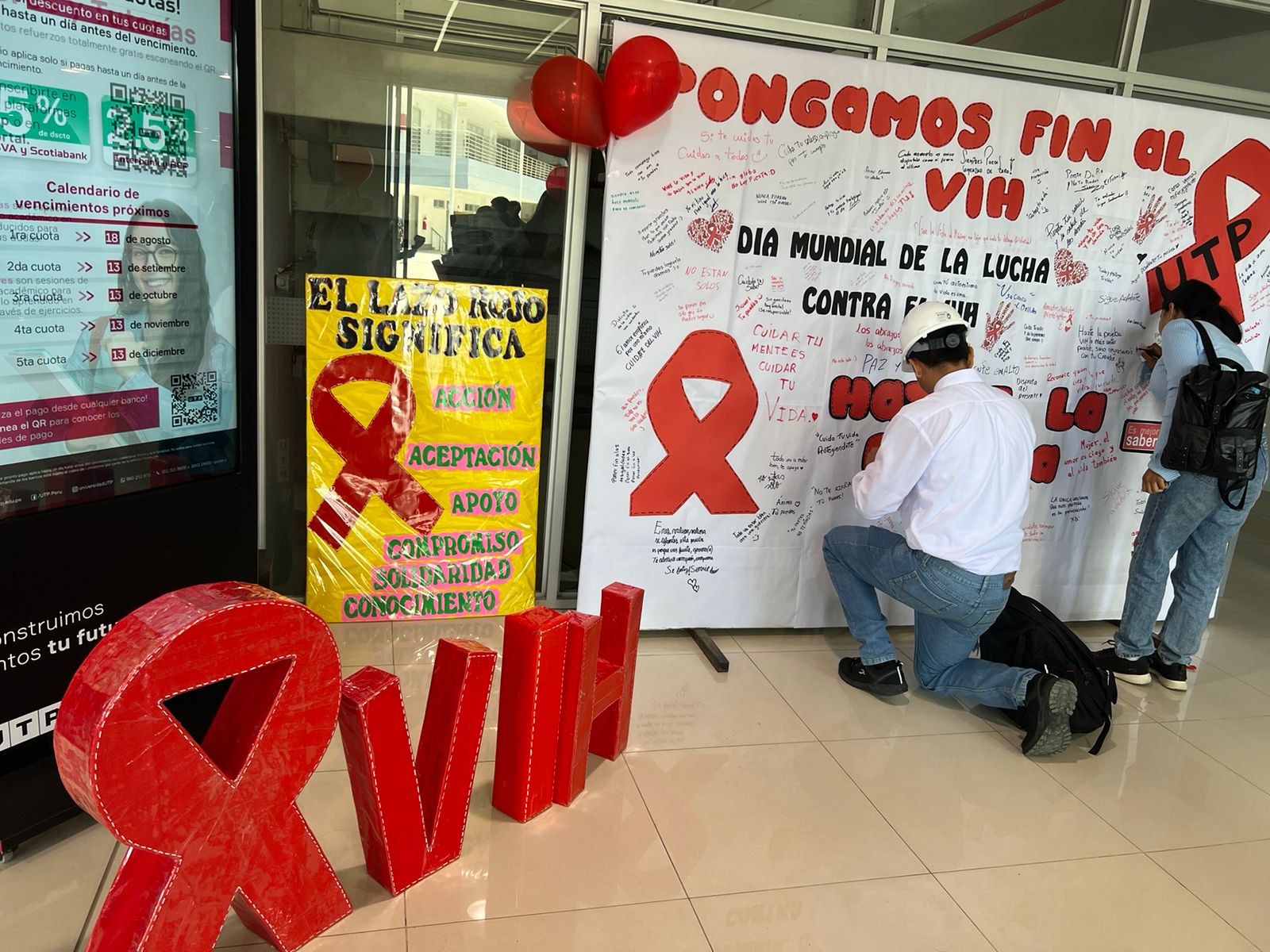 Campaña de tamizaje de enfermedades de transmisión sexual a la Universidad Tecnológica del Perú