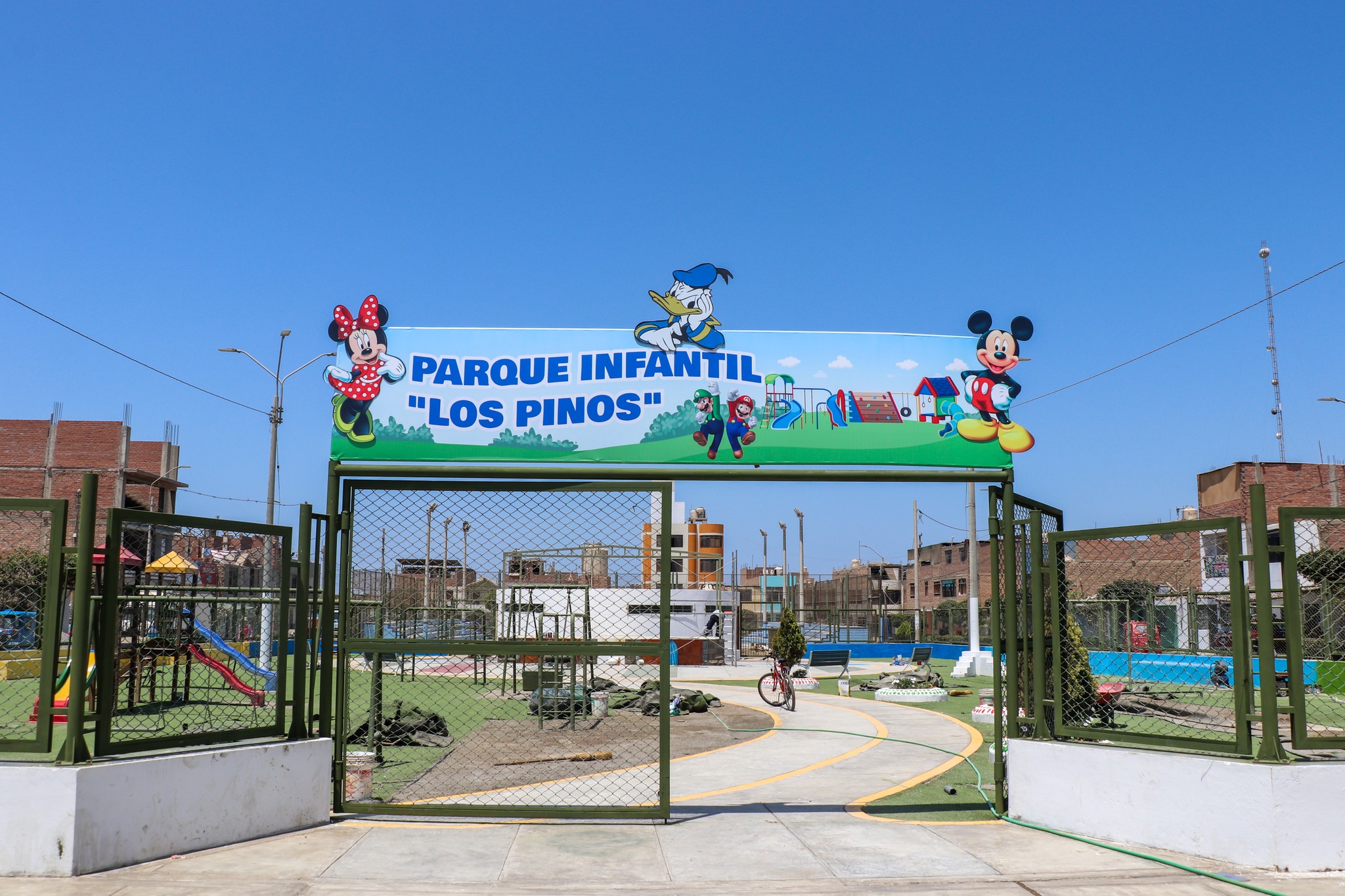 ¡PRONTO SE REAPERTURARÁ!: EN SU ETAPA FINAL TRABAJOS DE MANTENIMIENTO Y REESTRUCTURACIÓN DEL PARQUE INFANTIL UBICADO EN LA ALAMEDA LOS PINOS