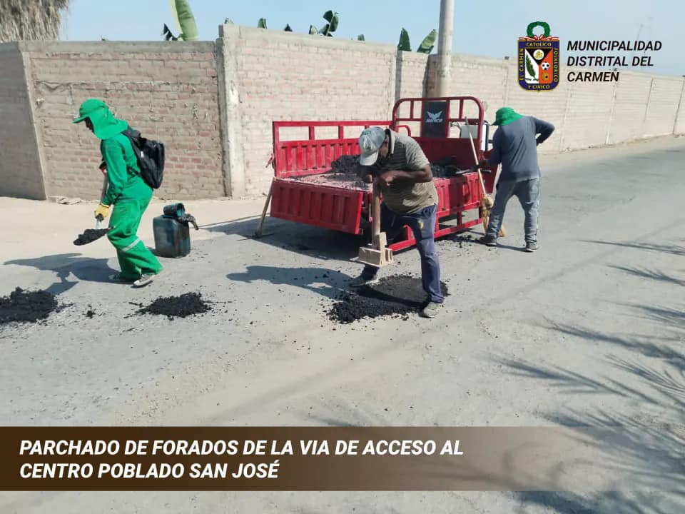 INICIAMOS MANTENIMIENTO DE LA VIA DE ACCESO AL CENTRO POBLADO SAN JOSÉ