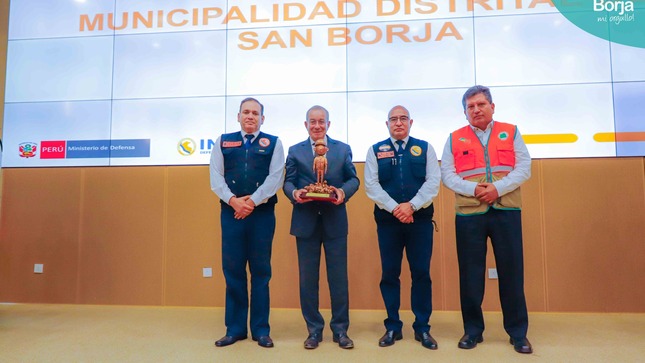 San Borja destaca en prevención de desastres