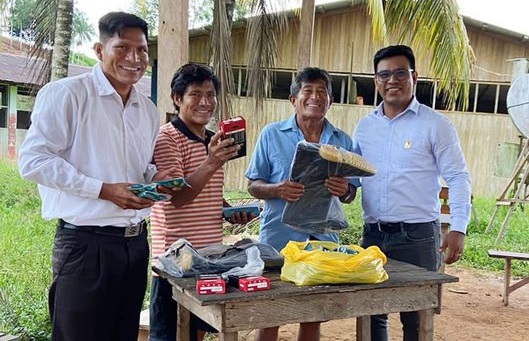 GSRC brinda apoyocontinuo a comunidad de Santa Rosa de Pagkintsa en los trabajos de trocha carrosable.