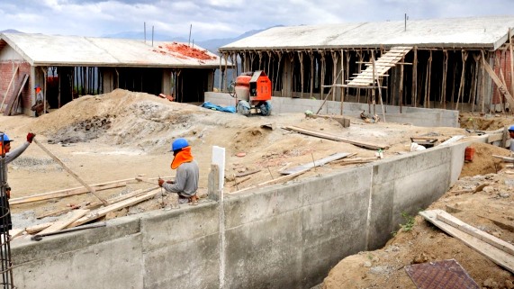 GORE acelera trabajos de la I.E. N°14389 en caserío Cumbicus Bajo (Ayabaca)
