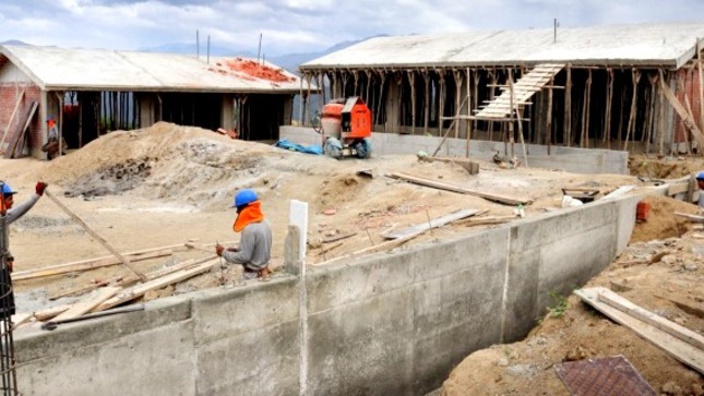 GORE acelera trabajos de la I.E. N°14389 en caserío Cumbicus Bajo (Ayabaca)