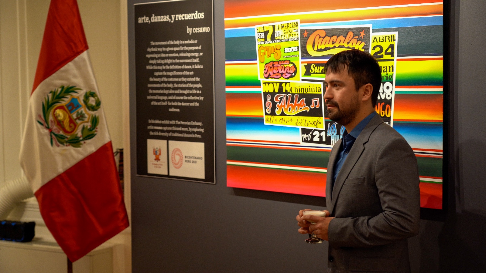 Inauguración de la exhibición “Art, Dances and Memories” en Estados Unidos