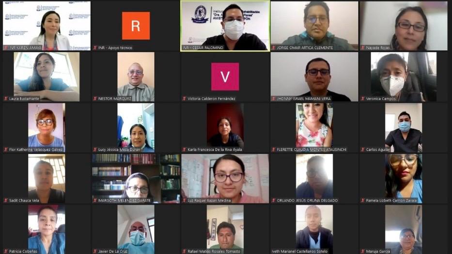 Instituto Nacional de Rehabilitación capacitó a más de 1300 profesionales de salud y educación