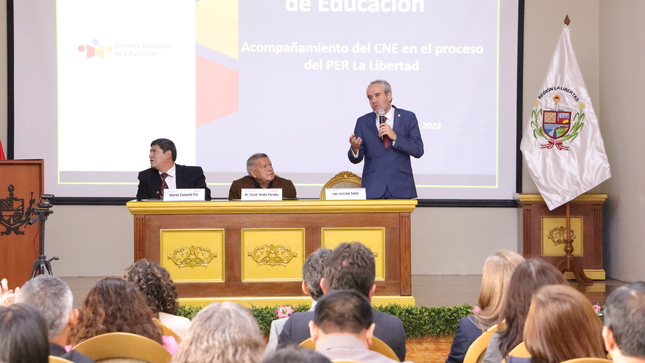 CNE participa de presentación del Modelo de Implementación del Proyecto Educativo Regional La Libertad al 2036