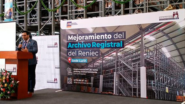 RENIEC presenta renovado Archivo Registral