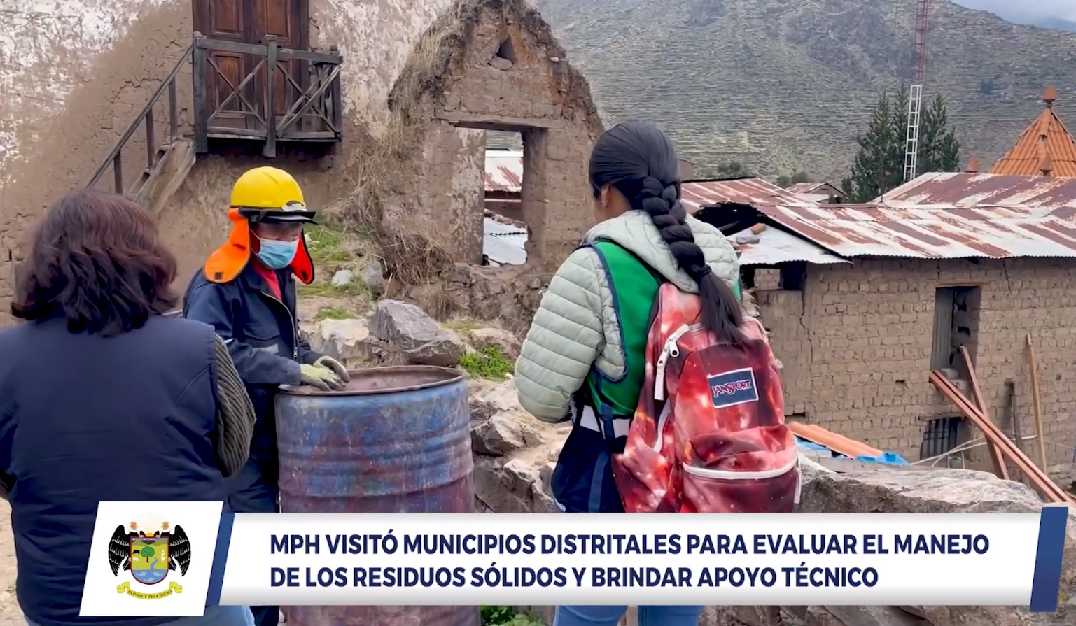 MPH visitó municipios distritales para evaluar el manejo de los residuos sólidos y brindar apoyo técnico