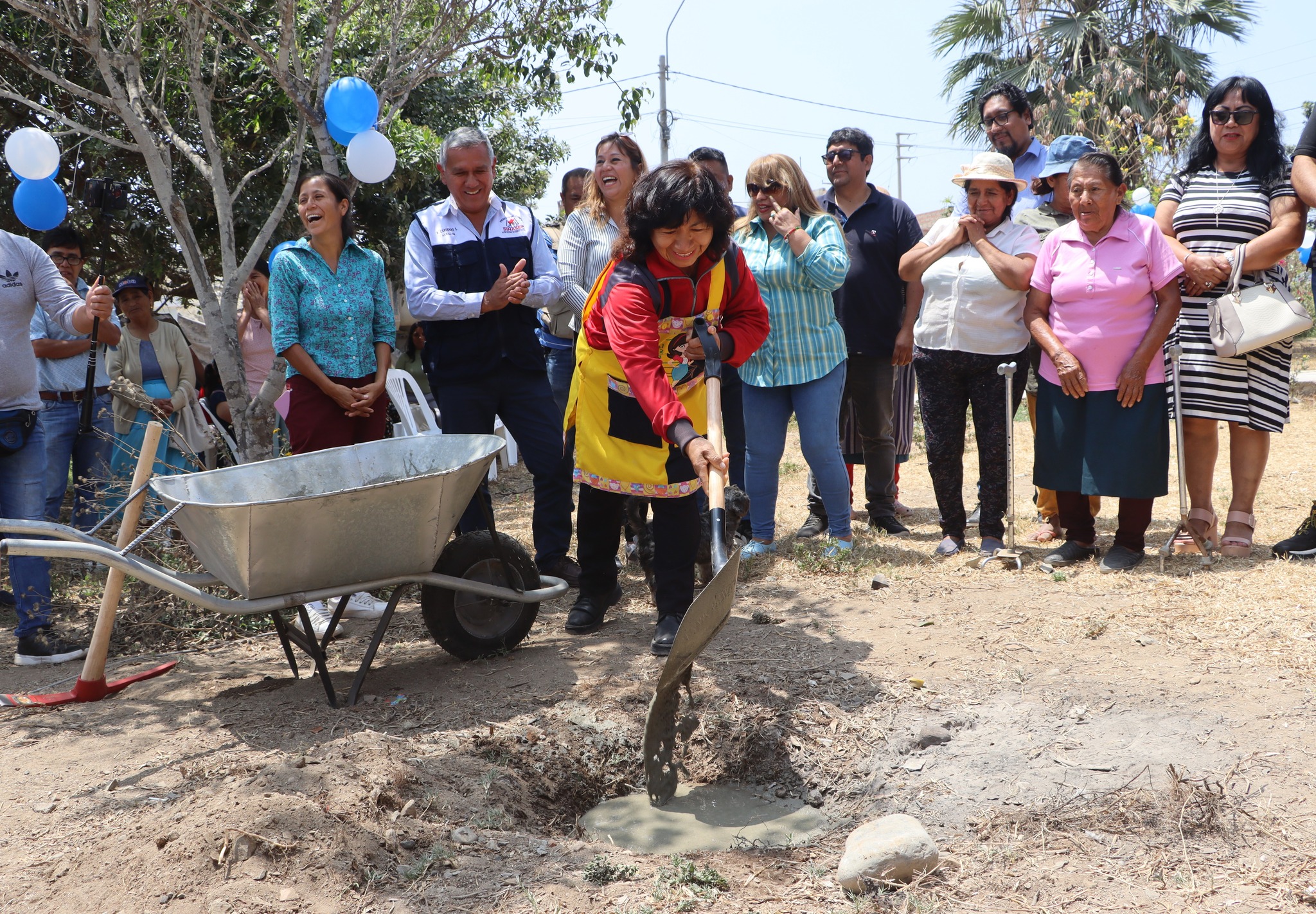 Alcalde Fernando C谩rdenas oficializ贸 el inicio de las obras en el "Parque T煤pac Amaru"