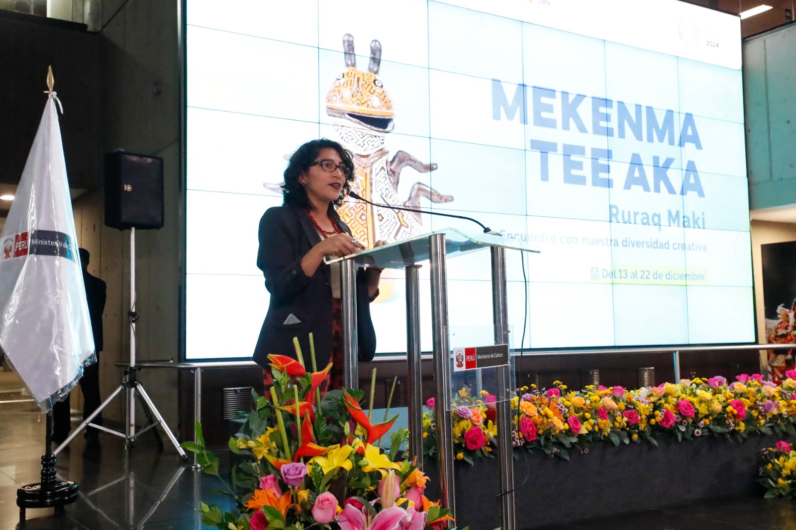Ministra de Cultura: “Se inicia una nueva etapa en la historia de la exposición venta Mekenma Tee Aka, Ruraq maki”