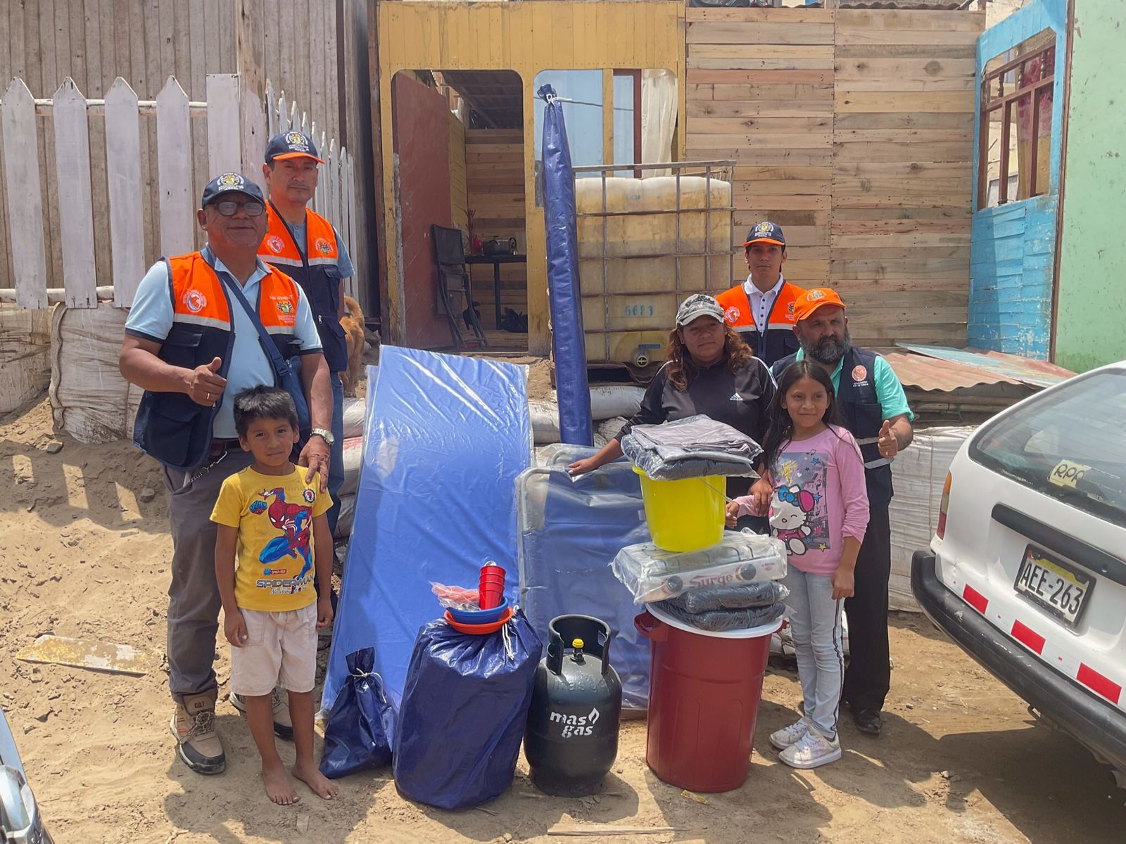 MPH entreg贸 apoyo humanitario a familias del Poblado de Pampa Libre y Calle Miguel Grau