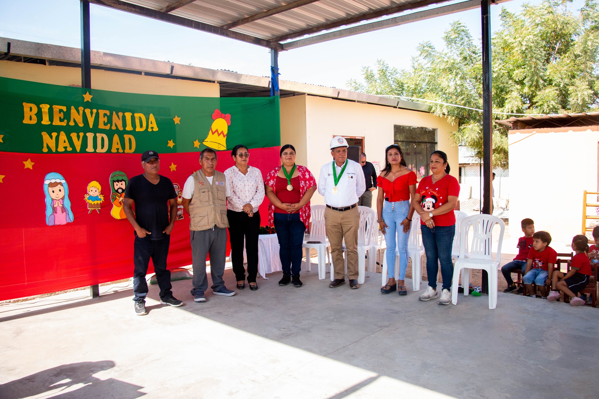 Alcalde Marlem Mogollón Da Inicio A Obra De La Institución Educativa Inicial N° 1592 De La Urbanización Popular Villa La Paz
