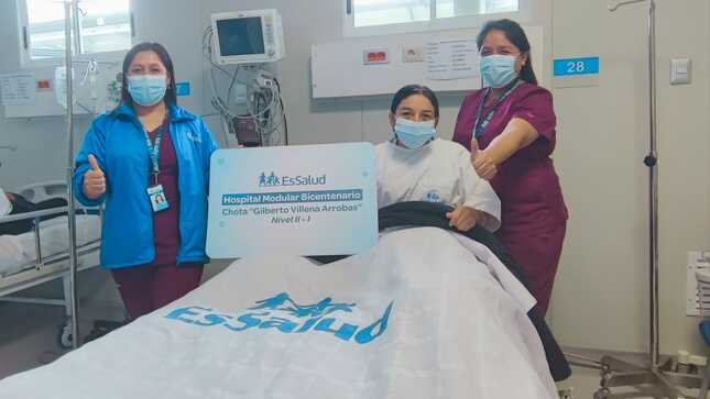 Médicos de Hospital de Chota de EsSalud realizan cirugía de emergencia y salvan la vida de cutervina