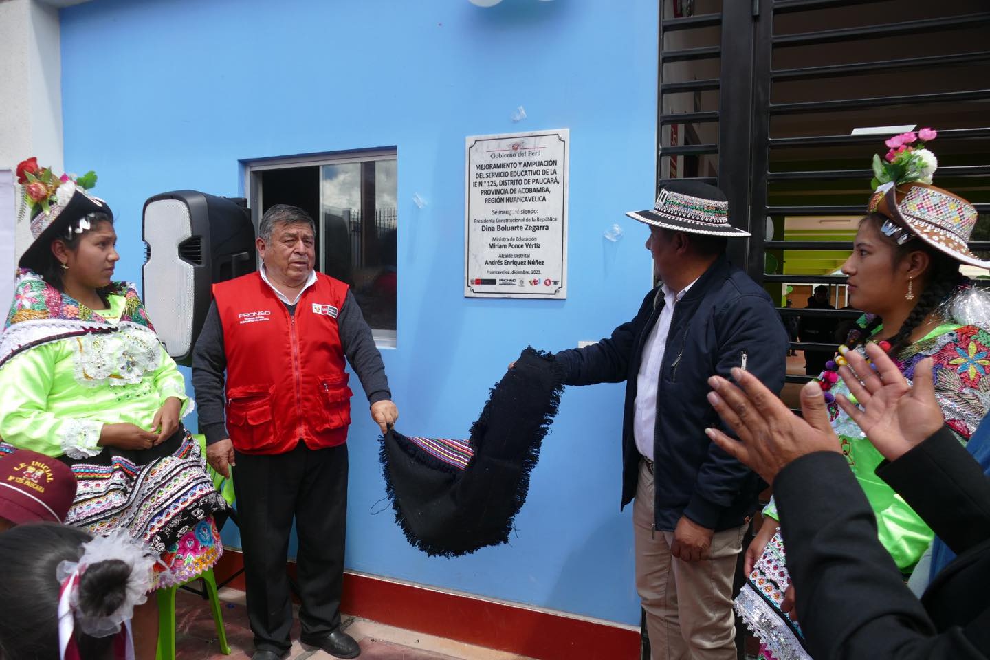 Se realizó la inauguración de la INSTITUCIÓN EDUCATIVA INICIAL Nº 125 - PAUCARÁ.