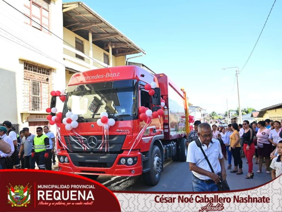 ¡Inauguramos primer carro recolector y compactador de basura!