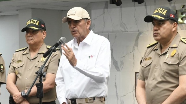 Titular del Interior pidió a la ciudadanía que confíe en la PNP, y aseguró que los resultados de intenso trabajo contra el crimen organizado se evidenciarán pronto.