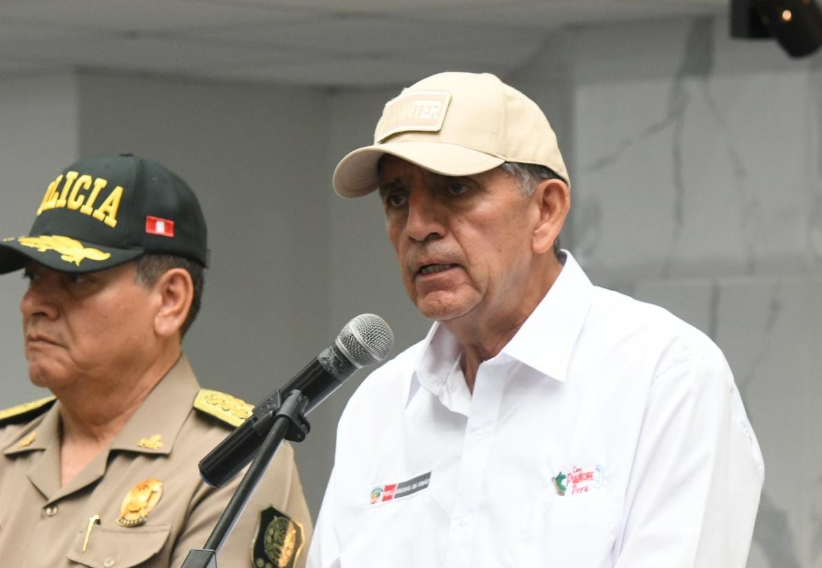 Titular del Interior pidió a la ciudadanía que confíe en la PNP, y aseguró que los resultados de intenso trabajo contra el crimen organizado se evidenciarán pronto.