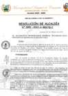 Vista preliminar de documento RESOLUCION DE ALCALDIA N 0052-2023-A-MDC-Q-C