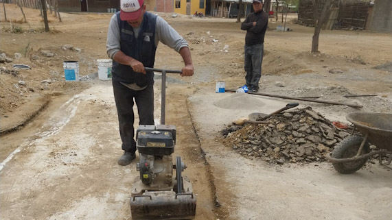 GORE culminó mantenimiento rutinario en vía Mallares – La Noria por más de S/ 82 mil