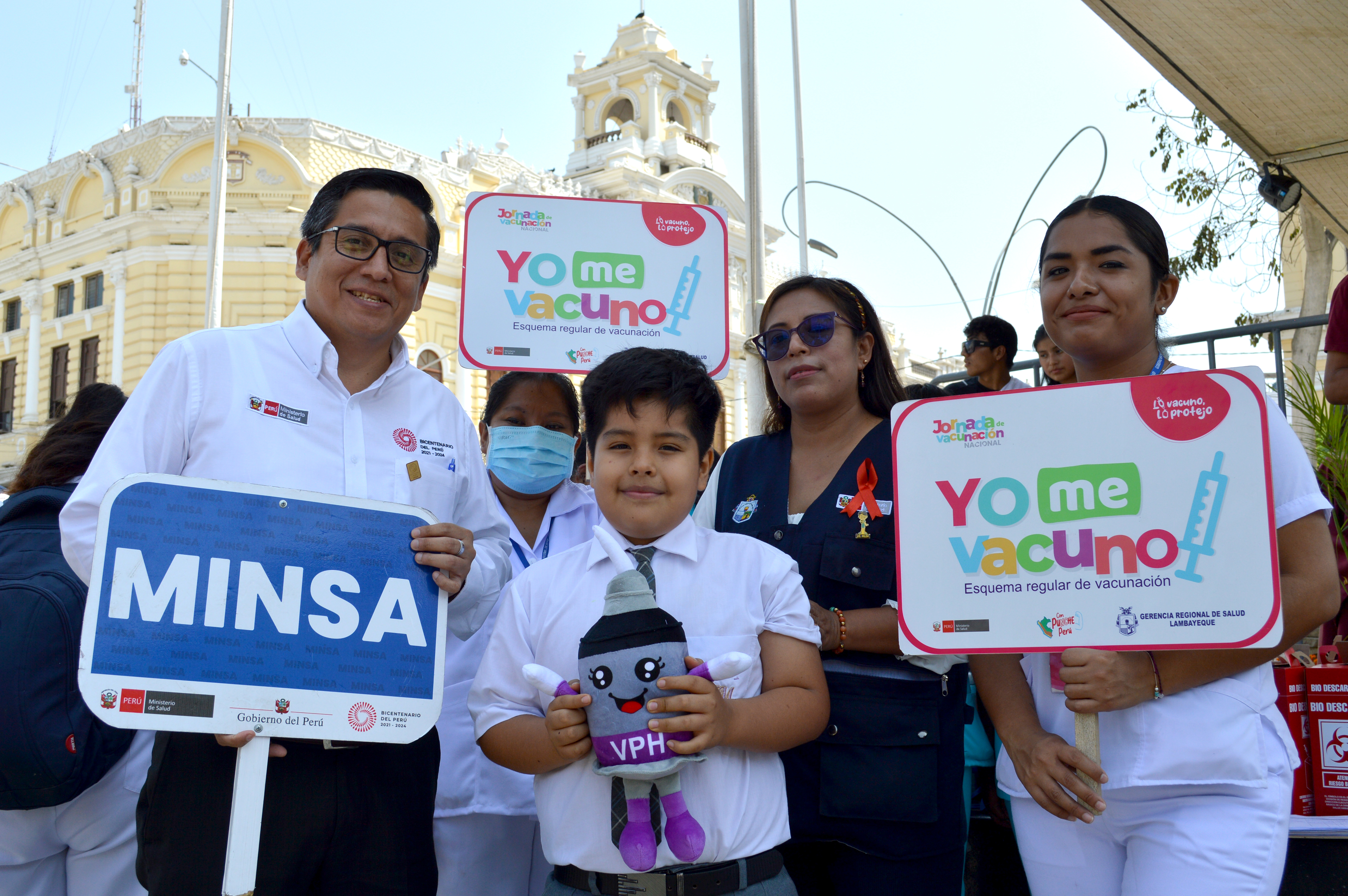 Lambayeque: Inició tercera jornada nacional de vacunación