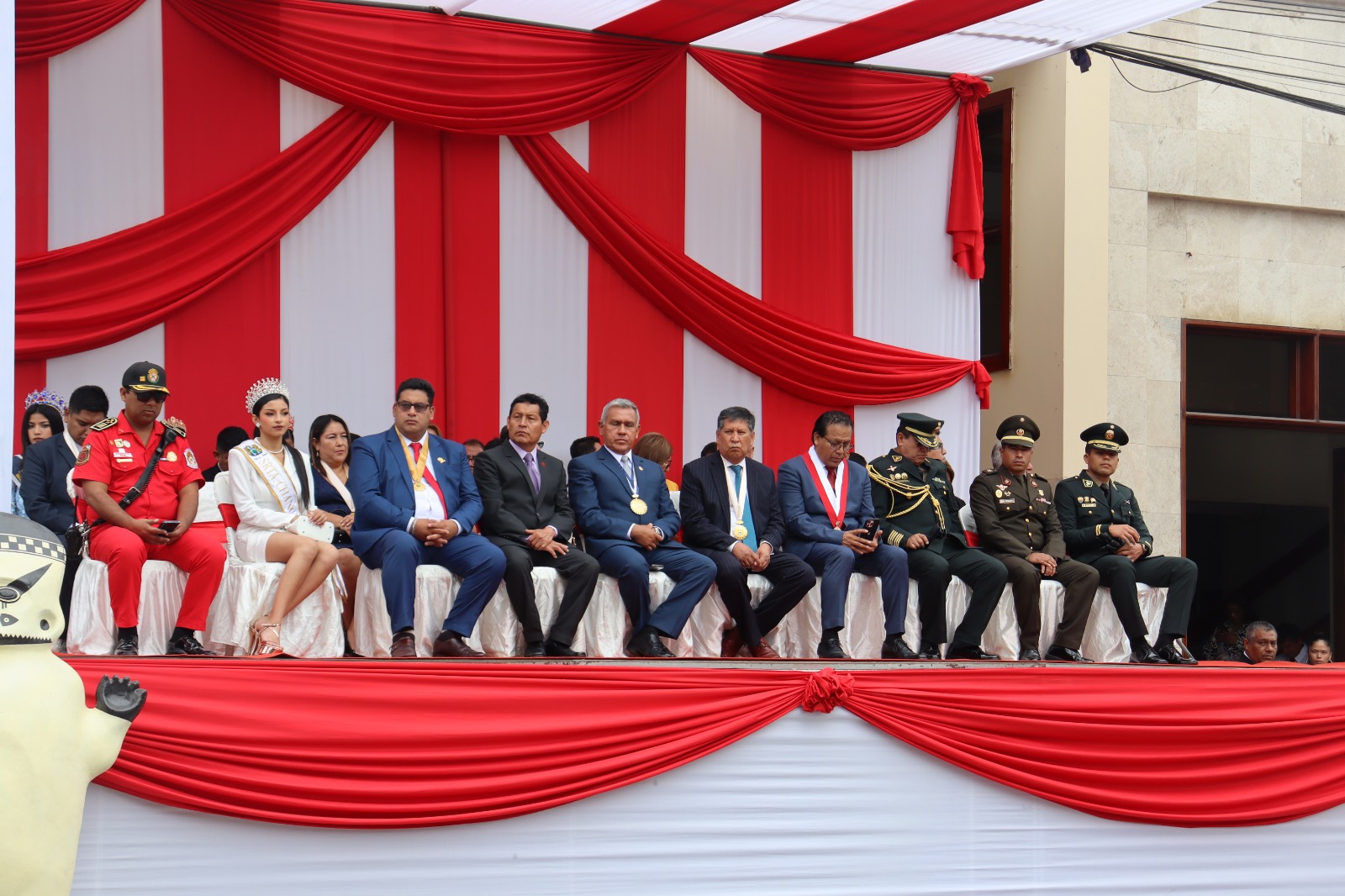 Alcalde Fernando CΓ‘rdenas participΓ³ en los actos celebratorios por el 461 aniversario de chancay