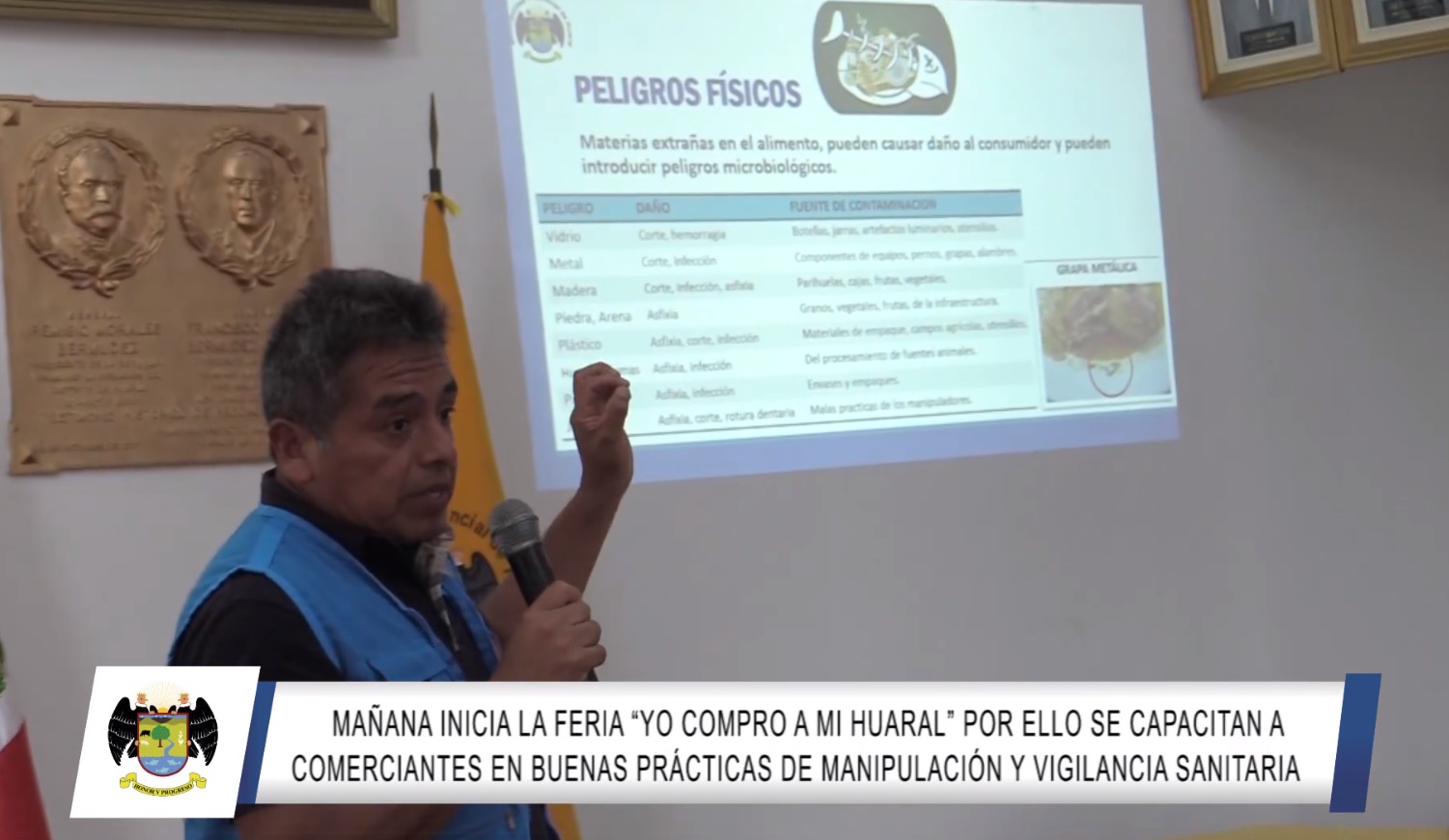 Maรฑana inicia la feria "Yo Compro a mi Huaral" y la MPH capacita a comerciantes en buenas prรกcticas de manipulaciรณn y vigilancia sanitaria