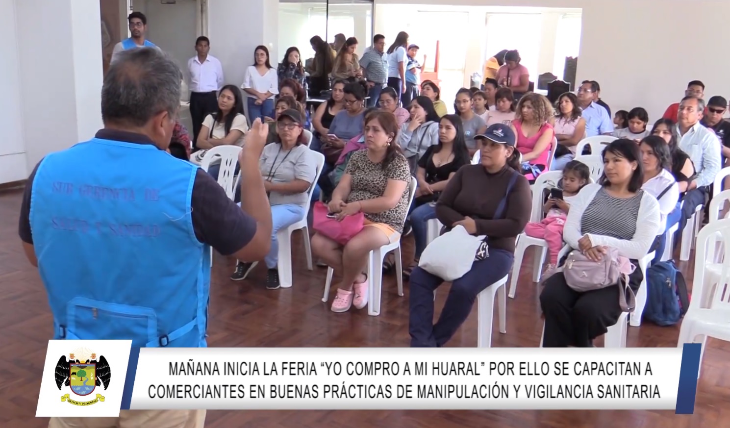 Maรฑana inicia la feria "Yo Compro a mi Huaral" y la MPH capacita a comerciantes en buenas prรกcticas de manipulaciรณn y vigilancia sanitaria