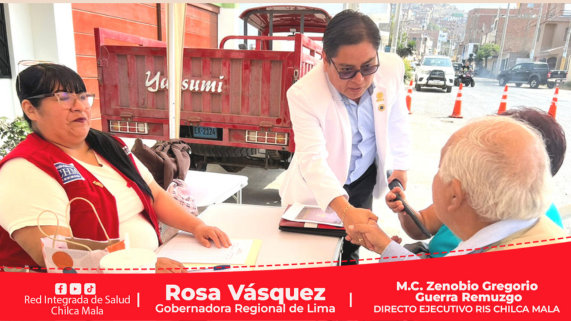 Gran campaña de Certificación Médica para personas con discapacidad se realizó en el frontis de la Casa de la Cultura de Mala