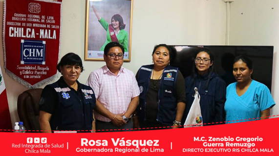 Director Ejecutivo de la RIS Chilca Mala recibe a diversas delegaciones de la DIRESA LIMA