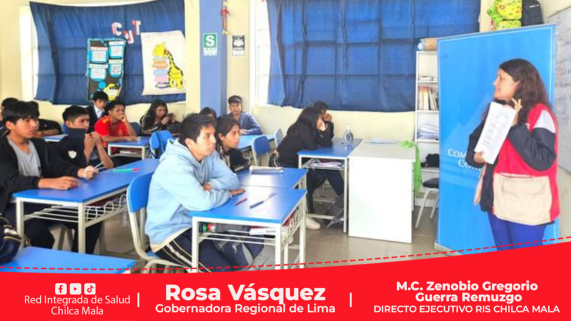 Centro de Salud Mental Comunitario "Valle de la Esperanza" realizó programa de orientación vocacional en instituciones educativas.