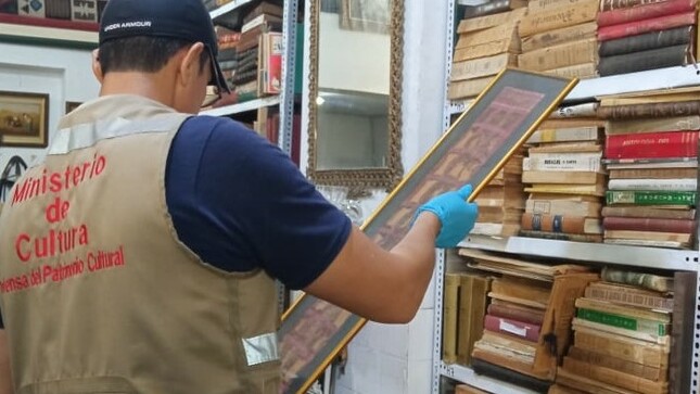Ministerio de Cultura recuperó tres bienes culturales en operativo conjunto realizado en el Centro Histórico de Lima
