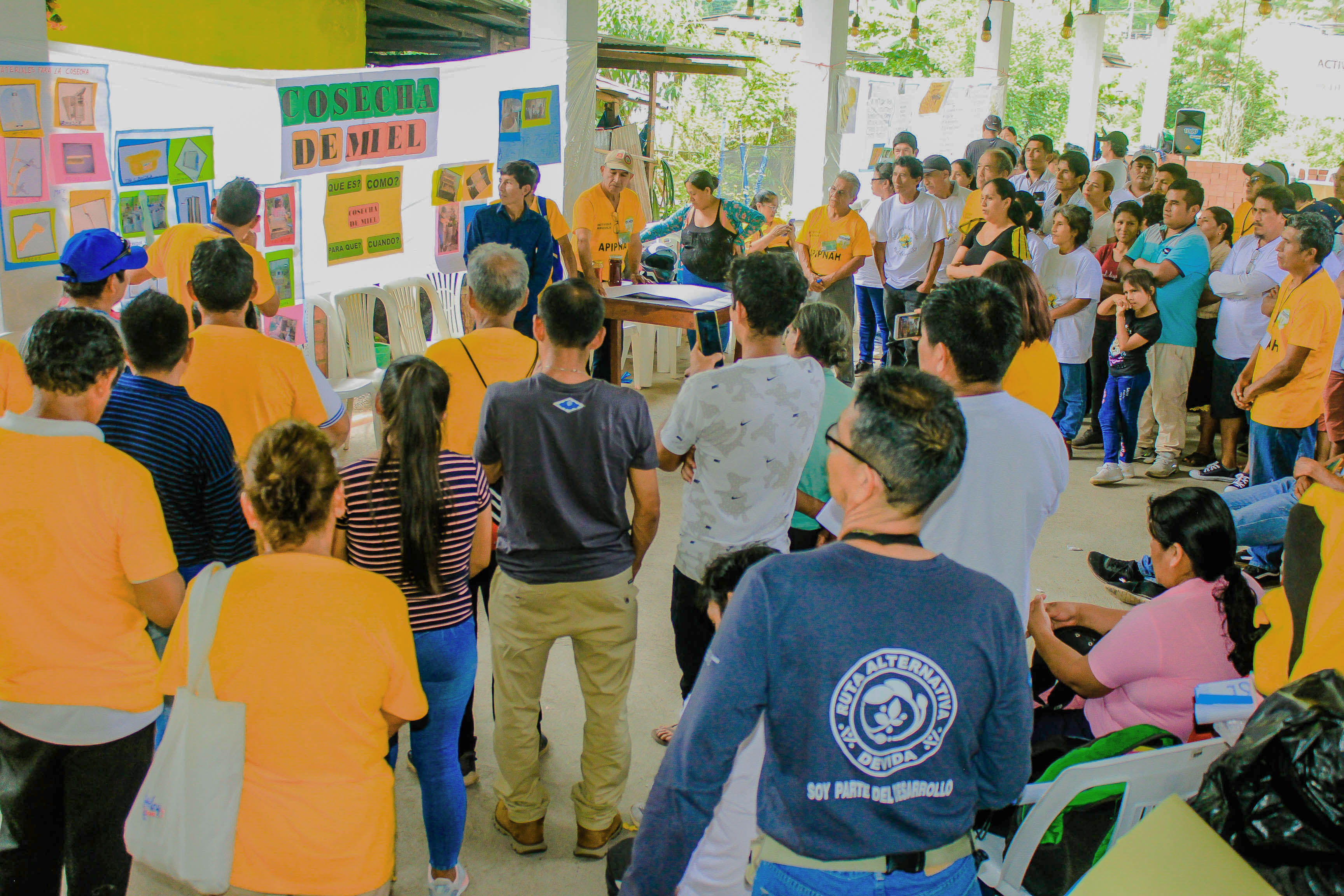 Huánuco: Más de 80 apicultores del Alto Huallaga comparten aprendizajes en clausura de Escuelas de Campo