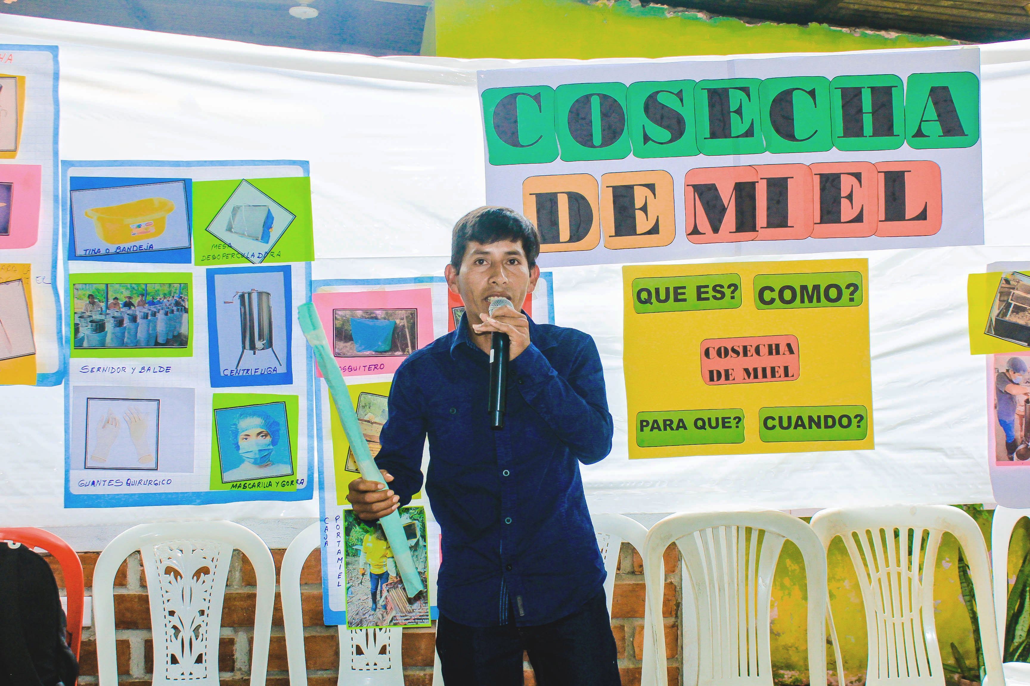 Huánuco: Más de 80 apicultores del Alto Huallaga comparten aprendizajes en clausura de Escuelas de Campo