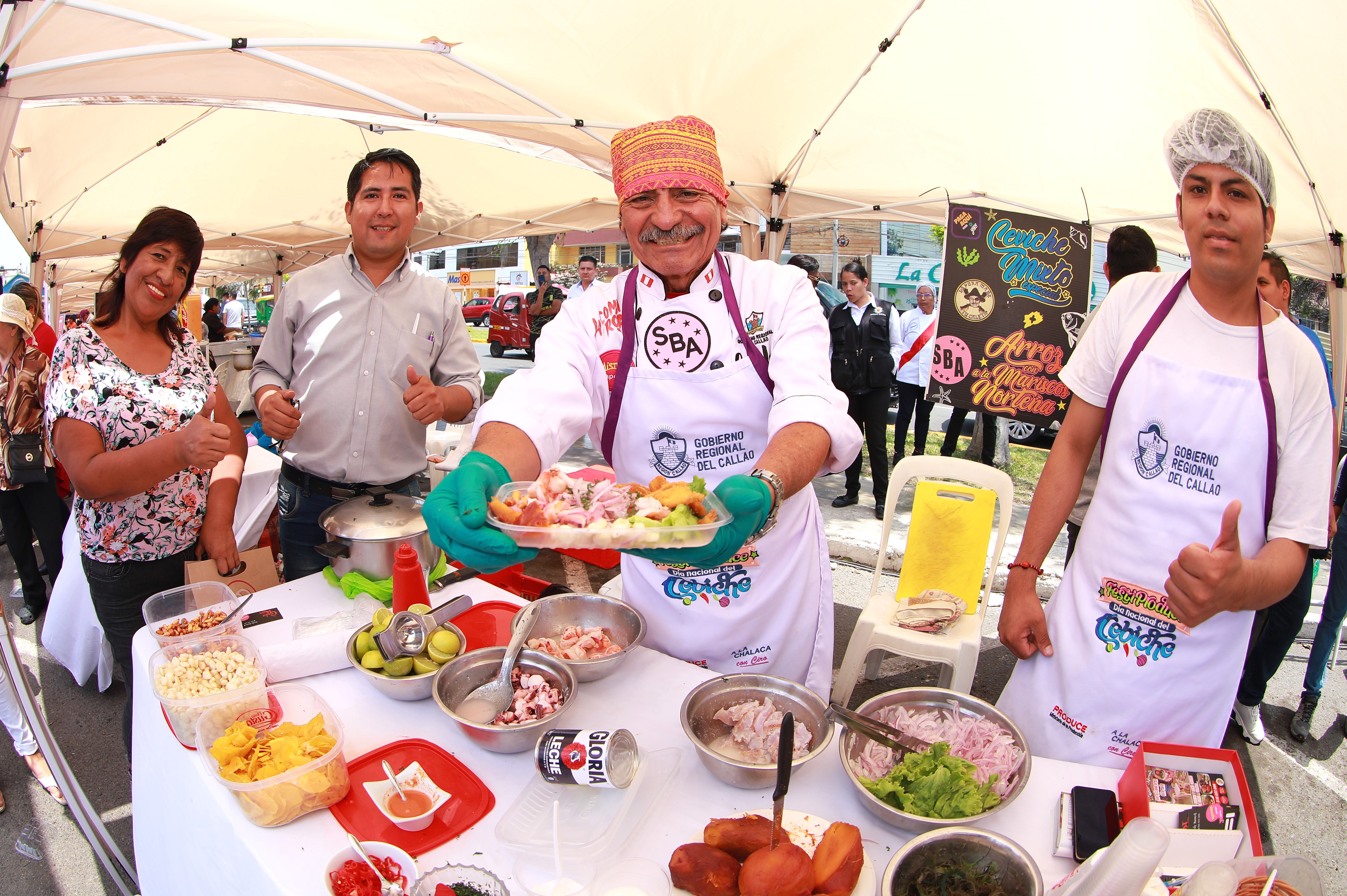 Gobierno Regional del Callao celebró al cebiche peruano con shows diversos, degustaciones y números artísticos.